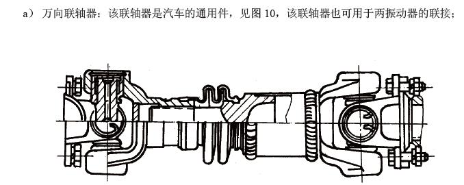 電動機通過聯(lián)軸器直接驅動振動器，見圖9